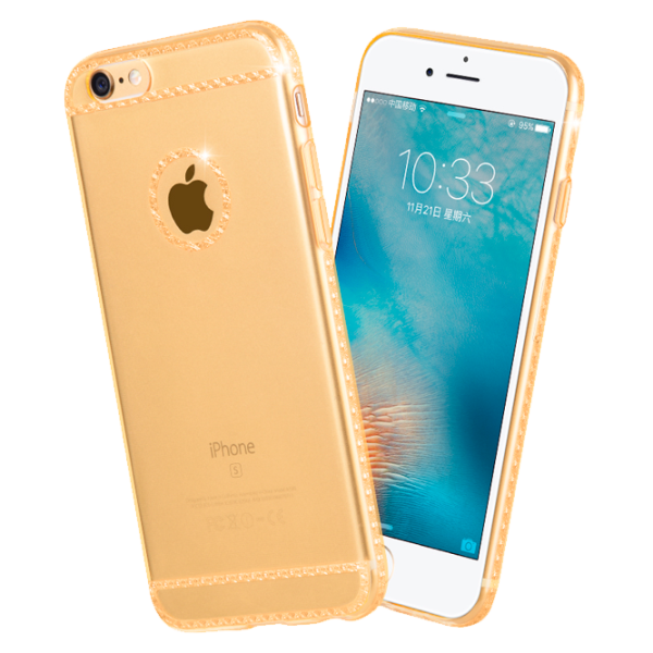 Husa iPhone 6/6S Hoco Back/ TPU/ Gold photo 1