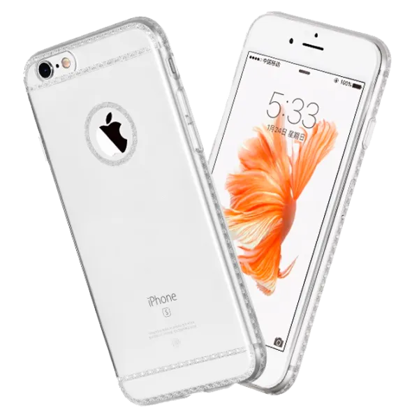 Чехол iPhone 6/6S Hoco Back/ TPU/ Transparent Белый photo 1