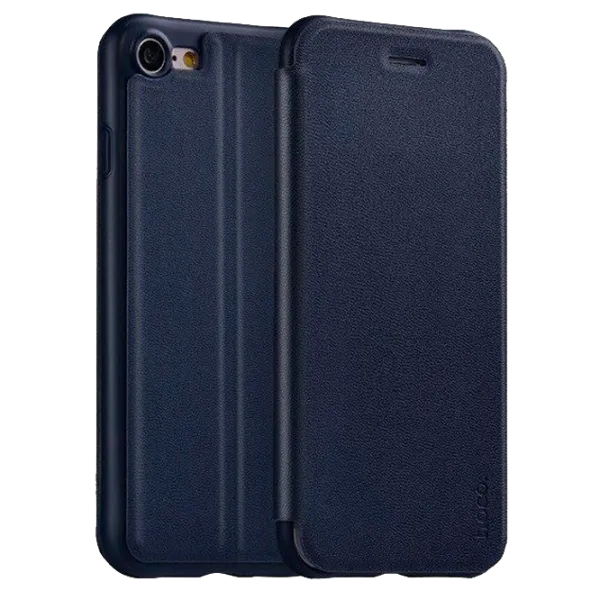 Husa Apple iPhone 7/8 Hoco Flip Cover/ TPU/Leather/ Blue photo 1