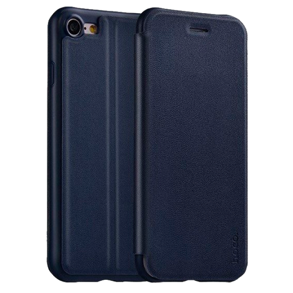Husa Apple iPhone 7/8 Hoco Flip Cover/ TPU/Leather/ Blue photo 1