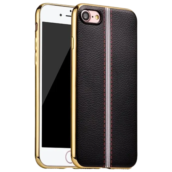 Чехол для смартфона Apple iPhone 7/ 8 Hoco/ Back/ TPU/ Золотой Черный photo 1 Чехол для смартфона Apple iPhone 7/ 8 Hoco/ Back/ TPU/ Золотой Черный photo 1