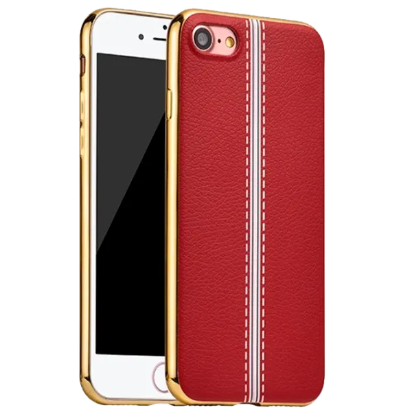 Чехол для смартфона Apple iPhone 7/ 8 Hoco/ Back/ TPU/ Золотой Красный photo 1