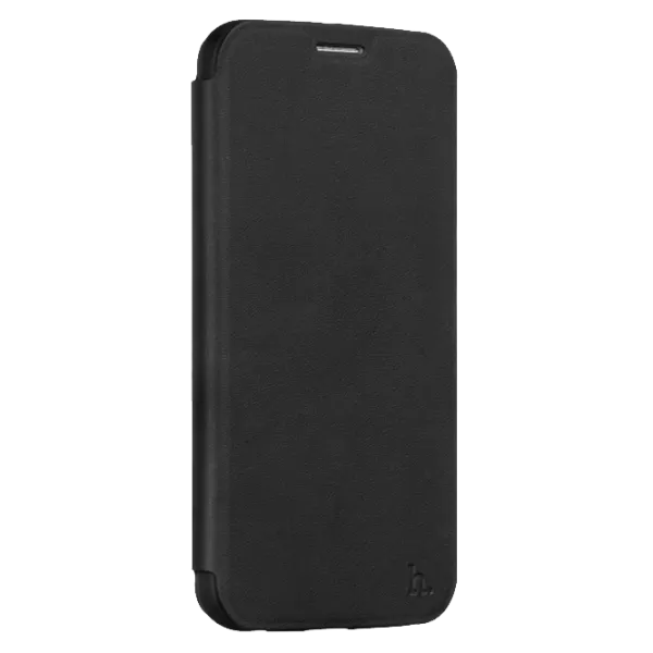 Husa Apple iPhone 7/8 Plus Hoco Flip Cover/ Leather/TPU/ Black photo 1