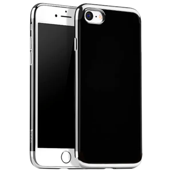 Чехол для смартфона Apple iPhone 7/ 8 Hoco/ Back/ TPU/ Черный Серебристый photo 1 Чехол для смартфона Apple iPhone 7/ 8 Hoco/ Back/ TPU/ Черный Серебристый photo 1