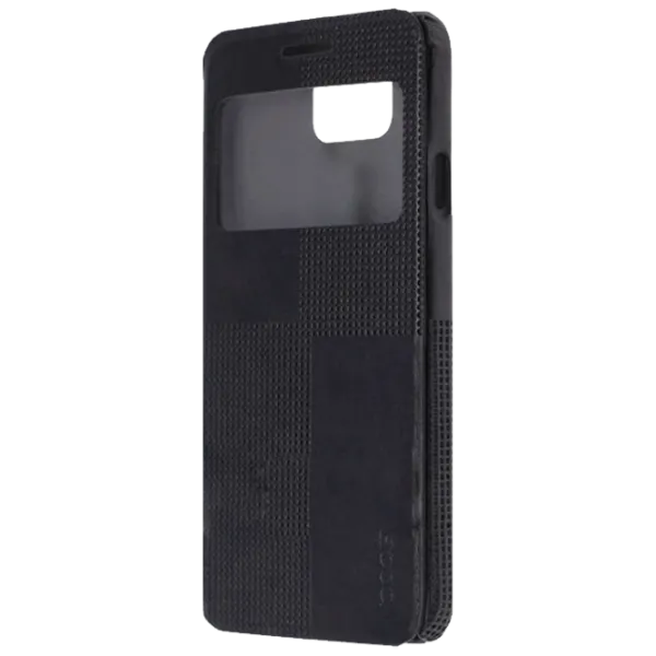 Чехол для смартфона Samsung Galaxy Alpha Hoco/ Flip Cover/ Кожа/ Черный photo 1 Чехол для смартфона Samsung Galaxy Alpha Hoco/ Flip Cover/ Кожа/ Черный photo 1