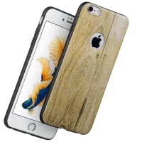 Чехол для смартфона Apple iPhone 6/ 6S Hoco/ Back/ TPU/ Crude Wood Коричневый
