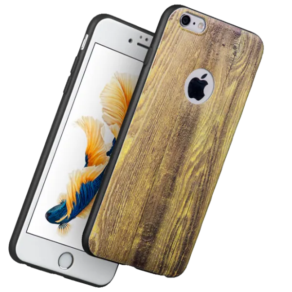 Husă pentru smartphone Apple iPhone 6/ 6S Hoco/ Back/ TPU/ Elm Wood Brown photo 1 Husă pentru smartphone Apple iPhone 6/ 6S Hoco/ Back/ TPU/ Elm Wood Brown photo 1