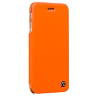 Husa Apple iPhone 5/5S/5SE Hoco Flip Cover/ Leather/ Orange