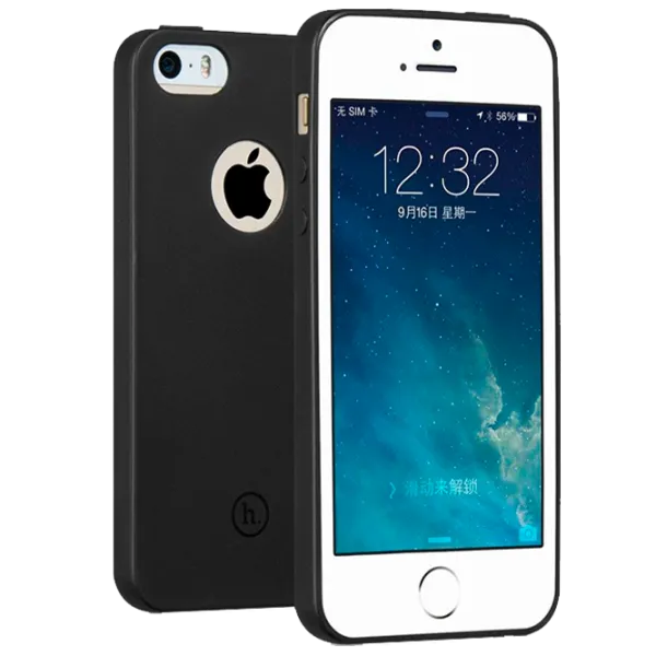 Husă pentru smartphone Apple iPhone 5/ 5S/ 5SE Hoco/ Back/ TPU/ Black photo 1
