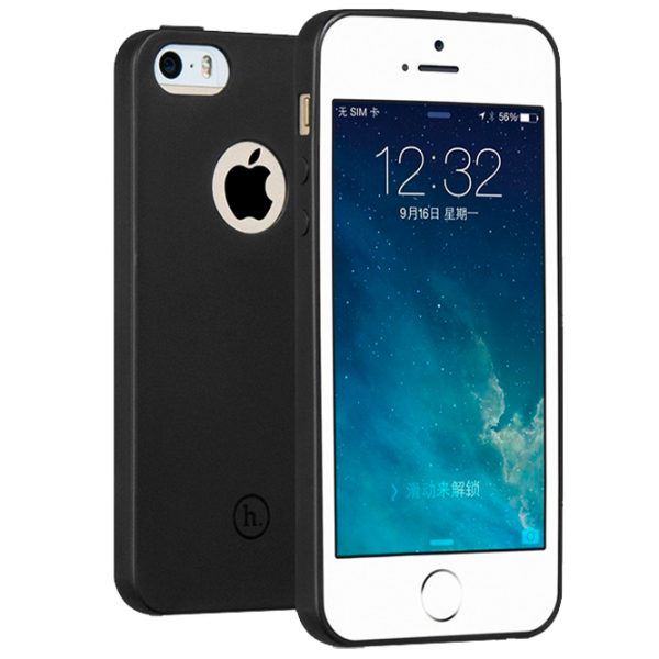 Husă pentru smartphone Apple iPhone 5/ 5S/ 5SE Hoco/ Back/ TPU/ Black photo 1