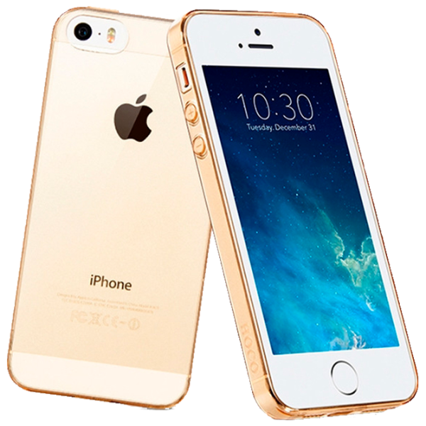 Husă pentru smartphone Apple iPhone 5/ 5S/ 5SE Hoco/ Back/ PP/ Gold photo 1 Husă pentru smartphone Apple iPhone 5/ 5S/ 5SE Hoco/ Back/ PP/ Gold photo 1