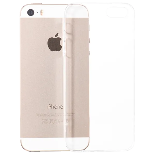 Чехол для смартфона Apple iPhone 5/ 5S/ 5SE Hoco/ Back/ TPU/ Прозрачный Белый photo 1 Чехол для смартфона Apple iPhone 5/ 5S/ 5SE Hoco/ Back/ TPU/ Прозрачный Белый photo 1