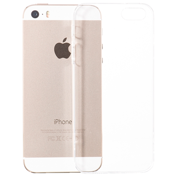 Чехол для смартфона Apple iPhone 5/ 5S/ 5SE Hoco/ Back/ TPU/ Прозрачный Белый photo 1 Чехол для смартфона Apple iPhone 5/ 5S/ 5SE Hoco/ Back/ TPU/ Прозрачный Белый photo 1