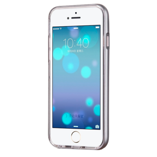 Husa Apple iPhone 6/6S Hoco Back/ TPU/PP/ Silver photo 1