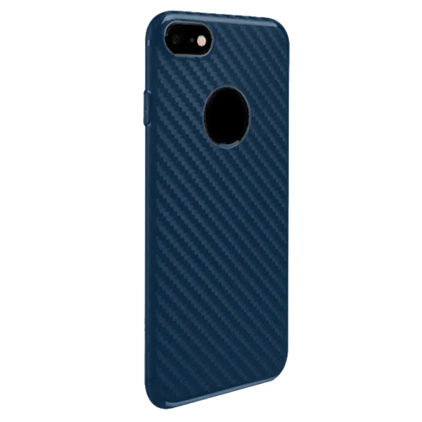 Husa Apple iPhone 7/8 Hoco Back/ TPU/ Carbon Blue photo 1