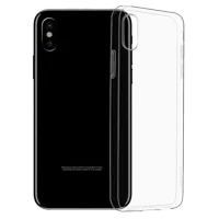 Husa Apple iPhone X Hoco Back/ TPU/ Transparent White