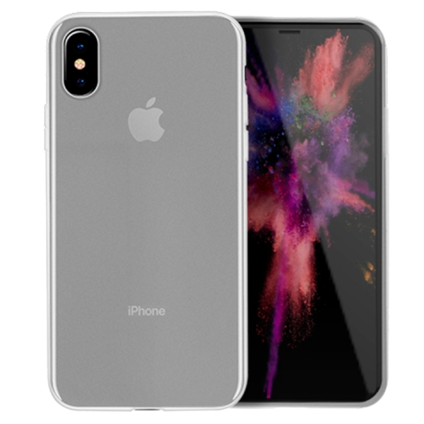 Чехол Apple iPhone X Hoco Back/ TPU/ Transparent Белый photo 1