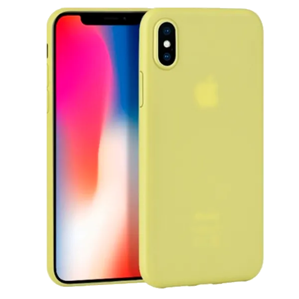 Husa Apple iPhone X Hoco Back/ PP/ Yellow photo 1