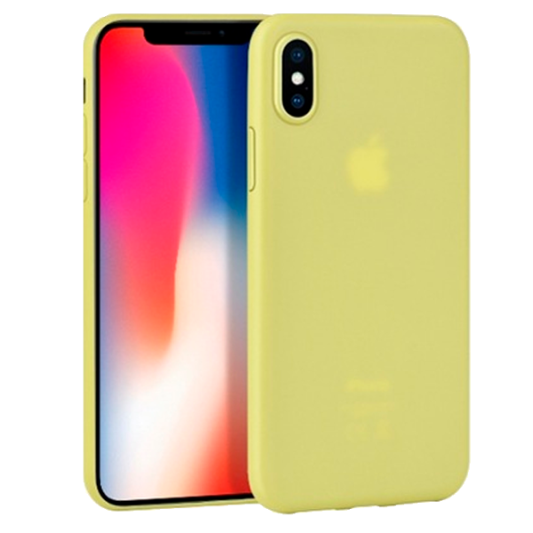Husa Apple iPhone X Hoco Back/ PP/ Yellow photo 1