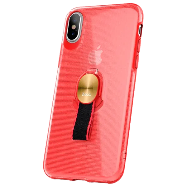 Чехол для смартфона Apple iPhone X Hoco/ Back/ TPU/ PC/ Золотой Красный photo 1 Чехол для смартфона Apple iPhone X Hoco/ Back/ TPU/ PC/ Золотой Красный photo 1