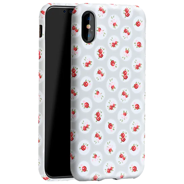 Чехол для смартфона Apple iPhone X Hoco/ Back/ TPU/ Dots Floral Серый photo 1