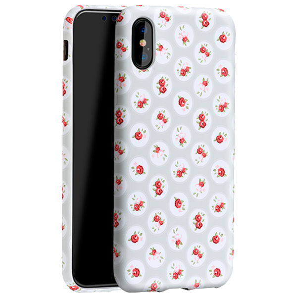 Чехол для смартфона Apple iPhone X Hoco/ Back/ TPU/ Dots Floral Серый photo 1