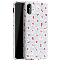 Чехол для смартфона Apple iPhone X Hoco/ Back/ TPU/ Dots Floral Серый