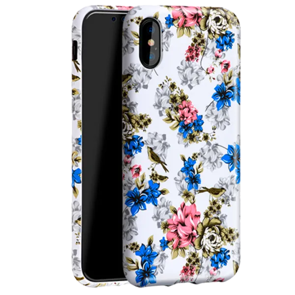 Чехол для смартфона Apple iPhone X Hoco/ Back/ TPU/ Fresh Magnolia Белый photo 1