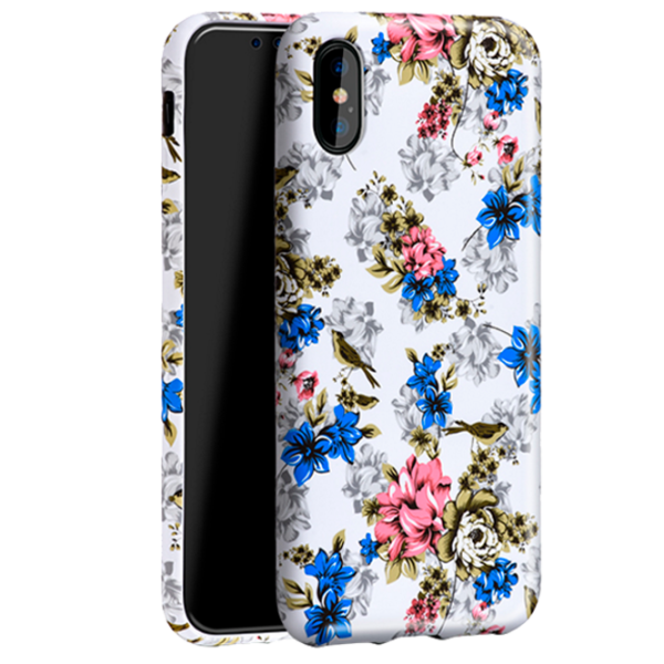Чехол для смартфона Apple iPhone X Hoco/ Back/ TPU/ Fresh Magnolia Белый photo 1