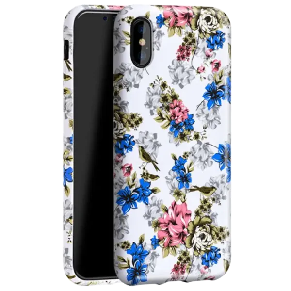 Чехол для смартфона Apple iPhone X Hoco/ Back/ TPU/ Retro Rose Белый photo 1 Чехол для смартфона Apple iPhone X Hoco/ Back/ TPU/ Retro Rose Белый photo 1