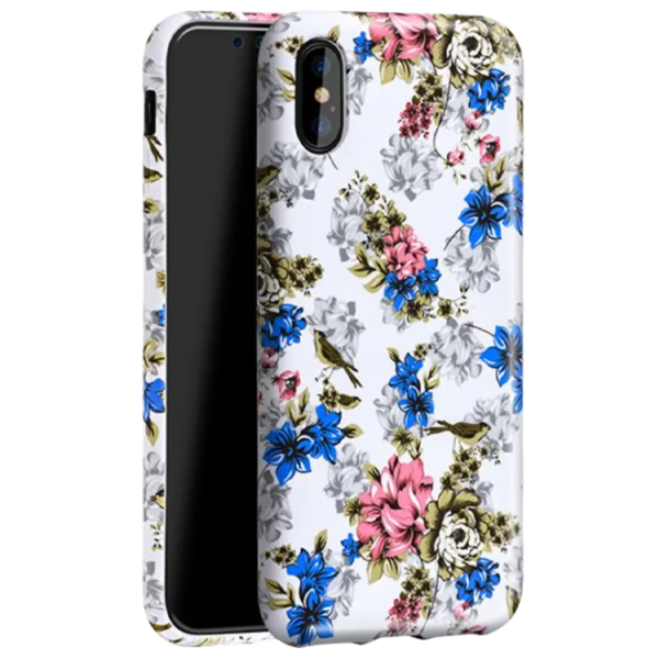 Чехол для смартфона Apple iPhone X Hoco/ Back/ TPU/ Retro Rose Белый photo 1 Чехол для смартфона Apple iPhone X Hoco/ Back/ TPU/ Retro Rose Белый photo 1
