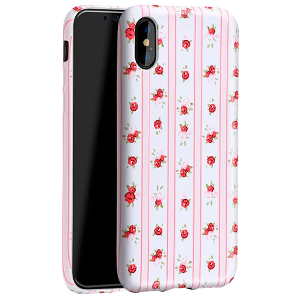 Чехол для смартфона Apple iPhone X Hoco/ Back/ TPU/ Stripe Floral Розовый photo 1 Чехол для смартфона Apple iPhone X Hoco/ Back/ TPU/ Stripe Floral Розовый photo 1