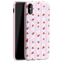 Чехол для смартфона Apple iPhone X Hoco/ Back/ TPU/ Stripe Floral Розовый