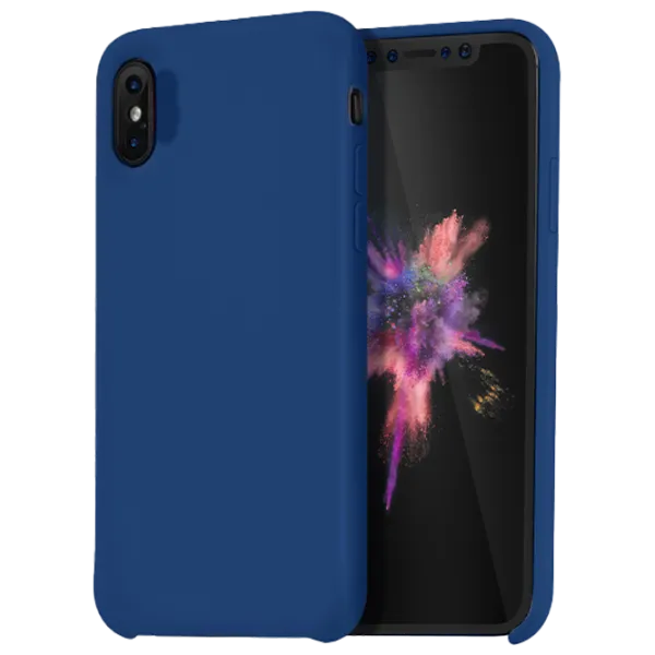 Чехол для смартфона Apple iPhone X Hoco/ Back/ TPU/ PC/ Navy Синий photo 1 Чехол для смартфона Apple iPhone X Hoco/ Back/ TPU/ PC/ Navy Синий photo 1