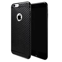 Чехол Apple iPhone 6/6S Hoco Back/ TPU/ Carbon Черный