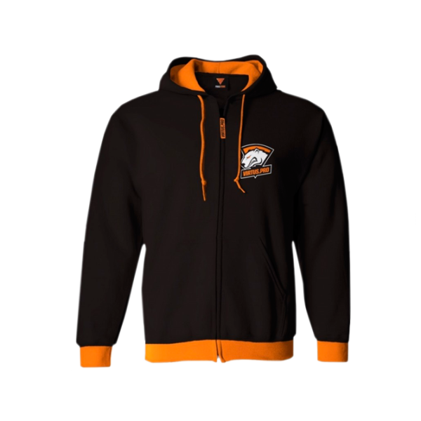 Hanorac  Virtus.pro Zipped  Black/ XL photo 1 Hanorac  Virtus.pro Zipped  Black/ XL photo 1