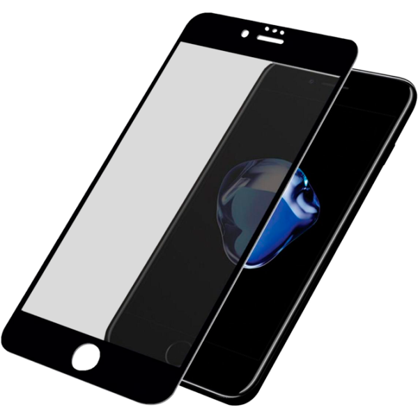 Sticla Protectoare PanzerGlass iPhone 7 Plus 0.33 mm/ Gloss/ Matt Black photo 1