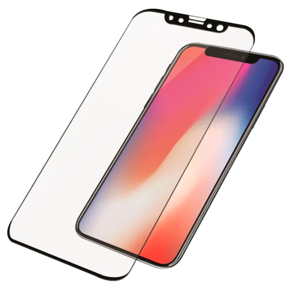 Sticla Protectoare PanzerGlass iPhone X 0.33 mm/ Gloss/ Black photo 1