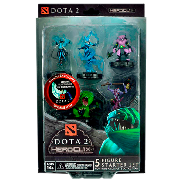 Joc de masă Valve HeroClix: The Dire Starter Set Dota 2/ Green Blue photo 1