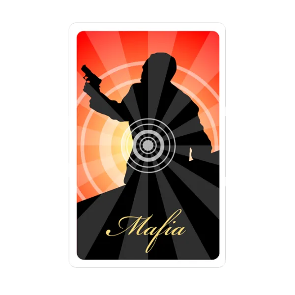 Carti de joc  Mafia Black Red photo 1 Carti de joc  Mafia Black Red photo 1