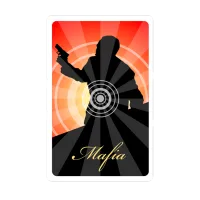 Карты для игры  Mafia Черный Красный