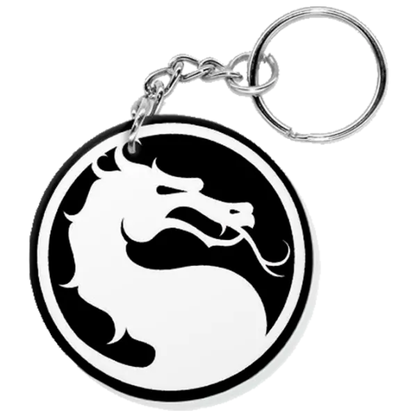 Брелок Gaya Entertainment 31442 Mortal Kombat/ Белый Черный photo 1