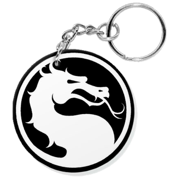 Брелок Gaya Entertainment 31442 Mortal Kombat/ Белый Черный photo 1