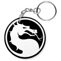 Брелок Gaya Entertainment 31442 Mortal Kombat/ Белый Черный