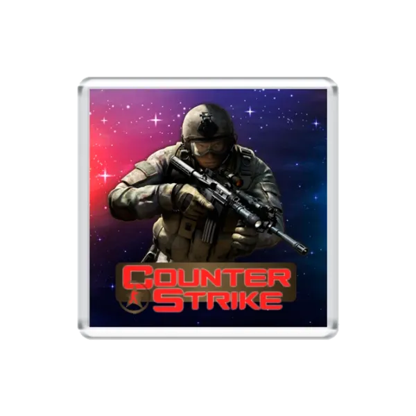 Magnet  Counter Strike Red Blue photo 1