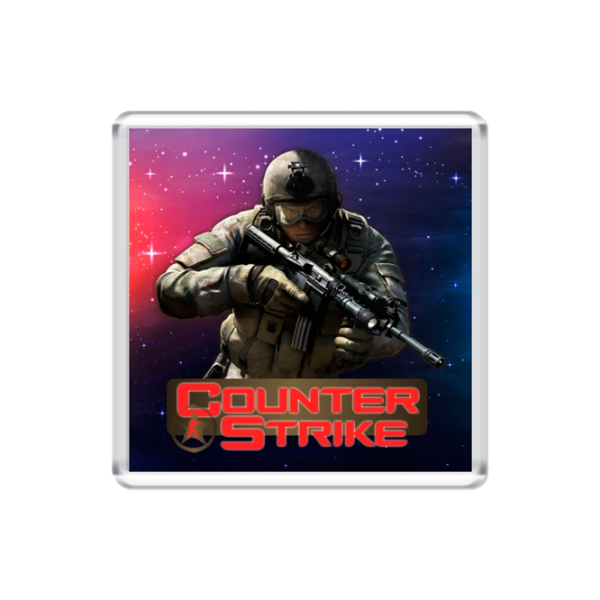 Magnet  Counter Strike Red Blue photo 1