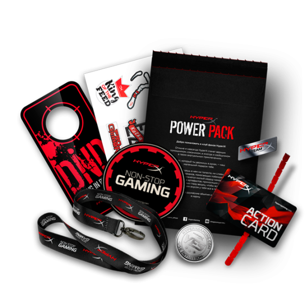 Power Pack Kingston HyperX  Red Black photo 1