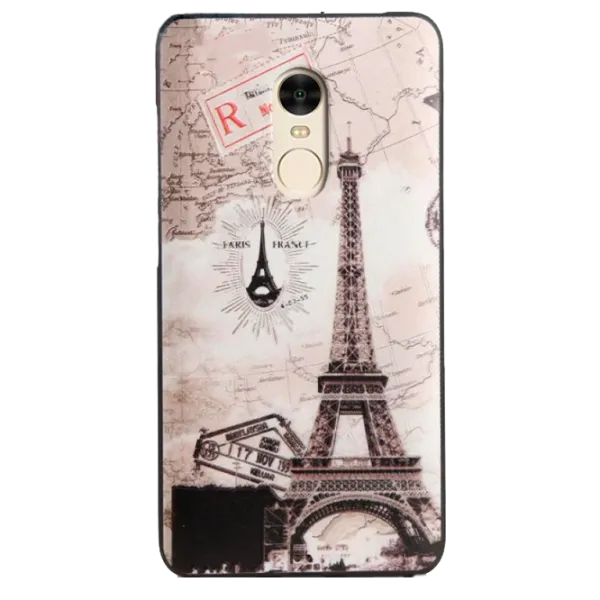 Чехол Xiaomi Redmi Note 4X MY COLORS Back/ TPU/ Eiffel Серый photo 1