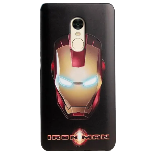 Husa Xiaomi Redmi Note 4X MY COLORS Back/ TPU/ Iron Man  Black photo 1