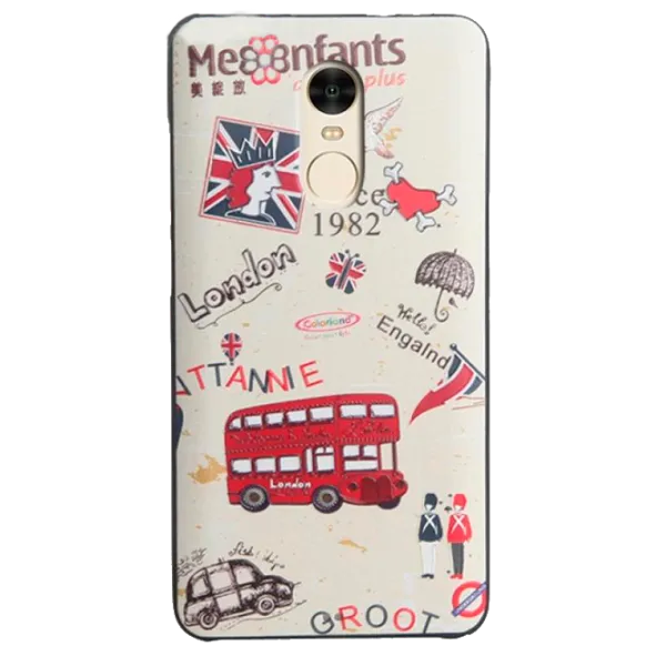 Husa Xiaomi Redmi Note 4X MY COLORS Back/ TPU/ London Bus White photo 1